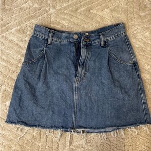 We the free Denim Blue Skirt